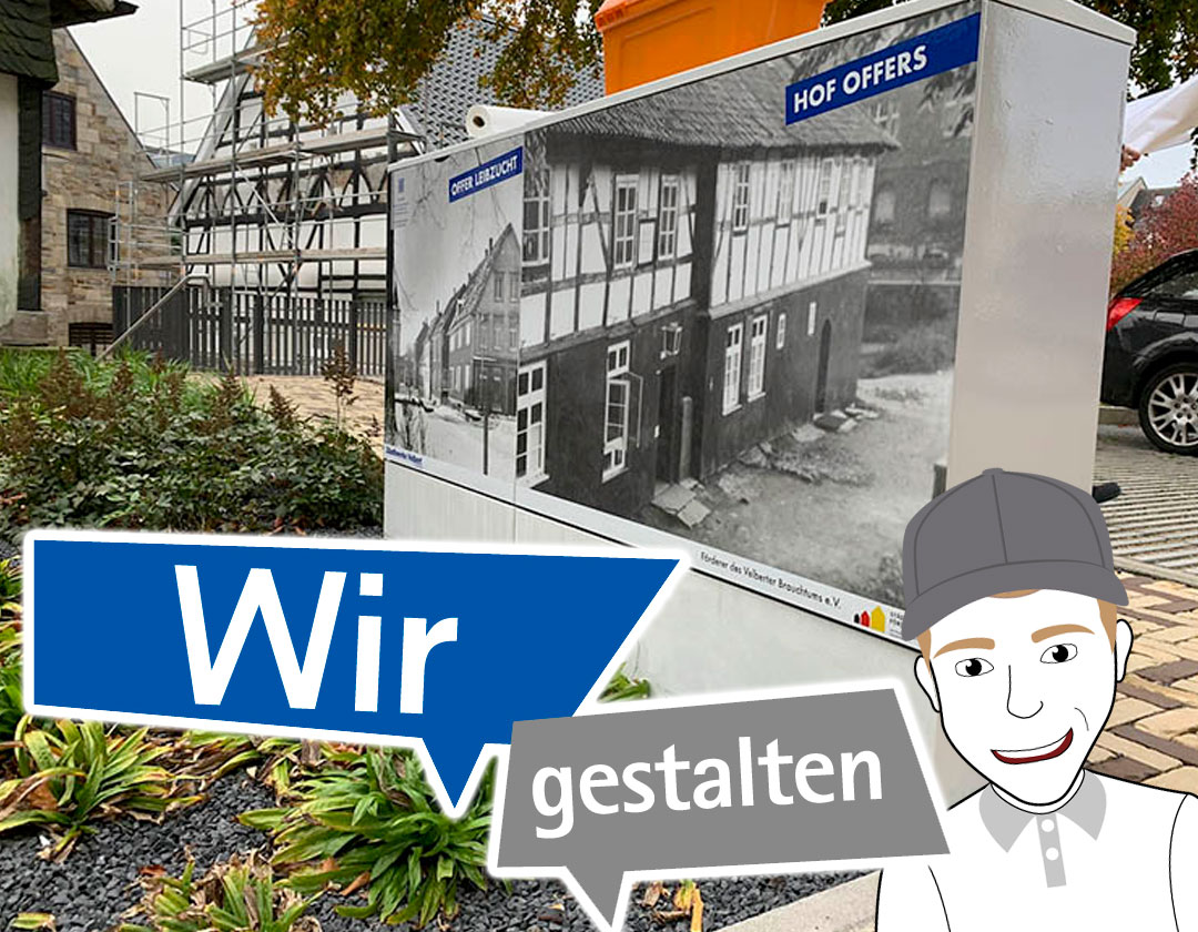 Folierter Stromkasten in Velbert