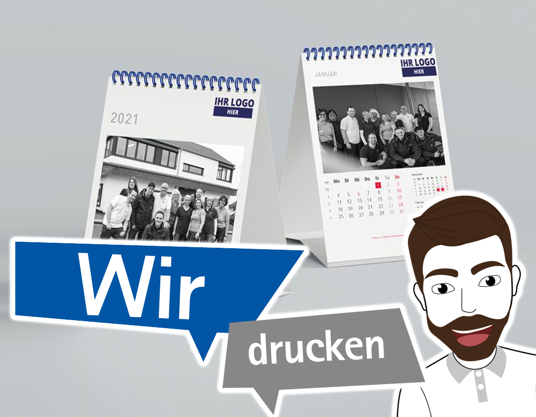 Kalender im Firmendesign