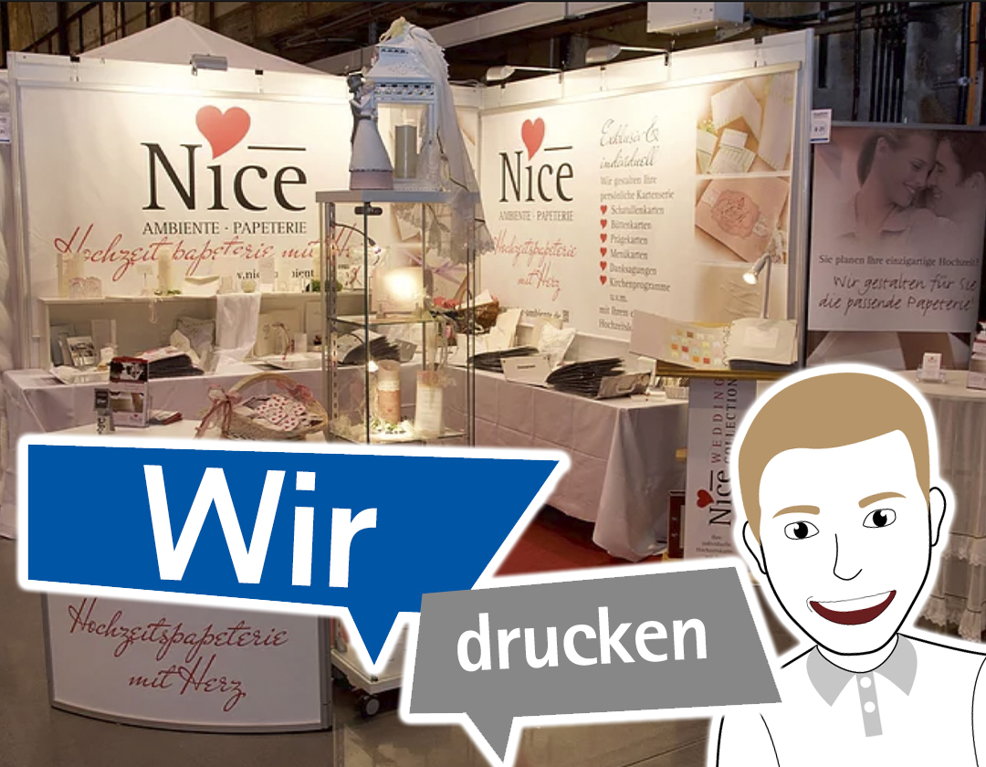 Der Messestand unseres Kunden Nice.