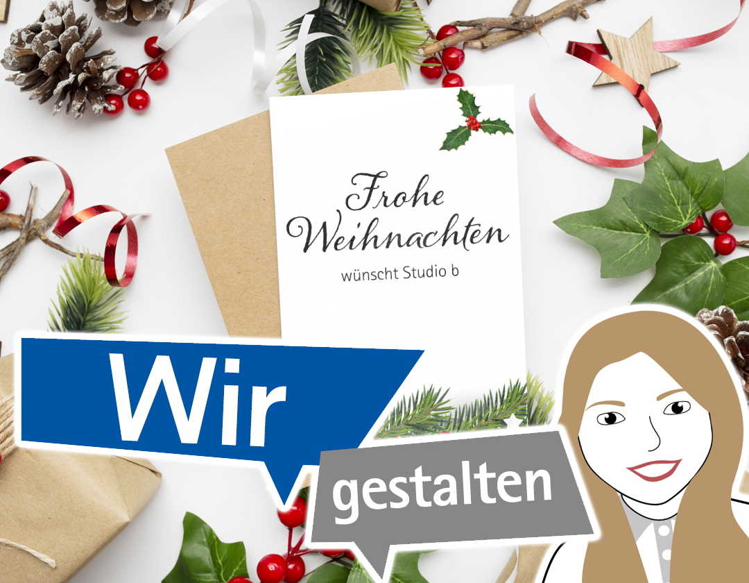 Beispiel einer Weihnachtskarte